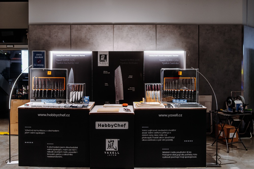 Veletržní stánek Hobby Chef — celkový pohled