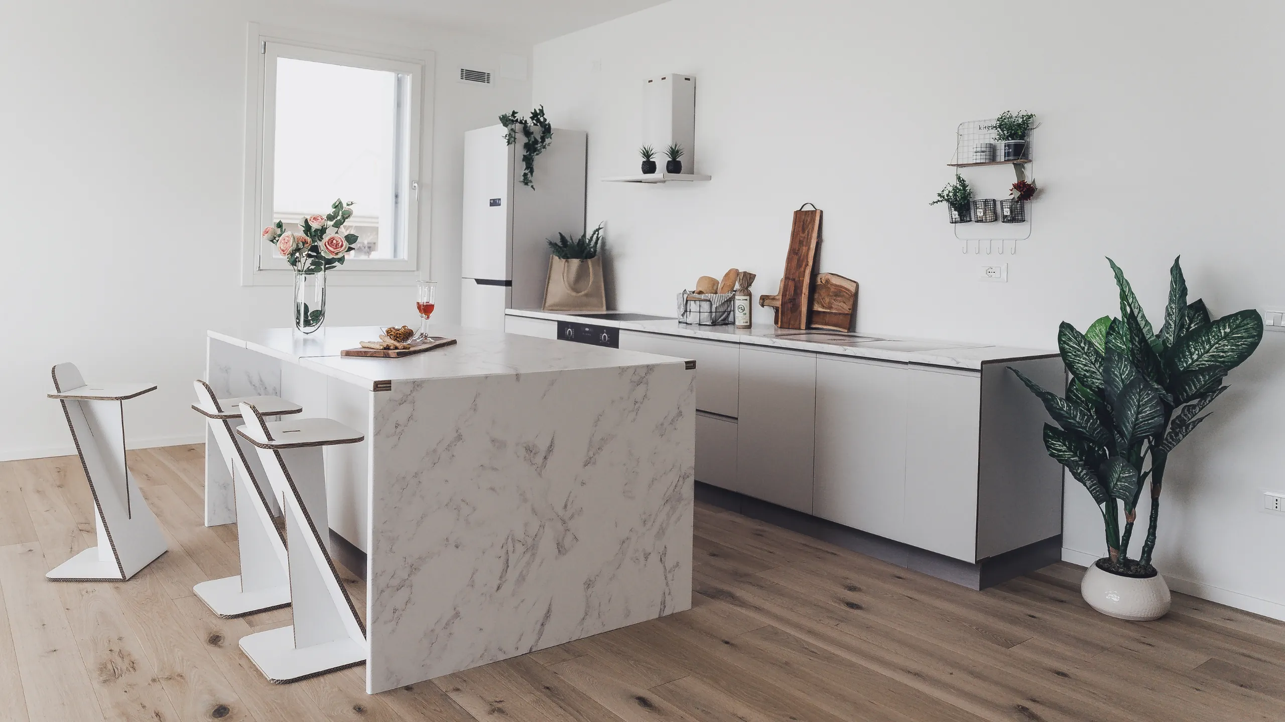 Obytný prostor zařízený nábytkem pro home staging